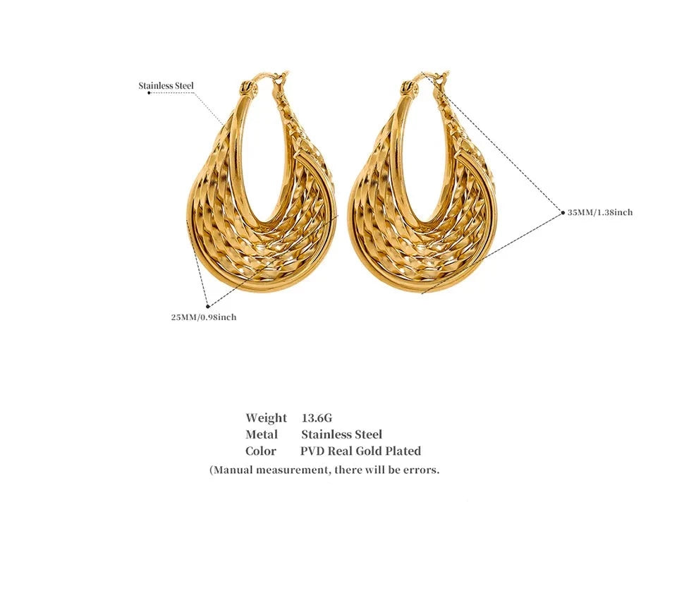 Heather Hoop Earrings