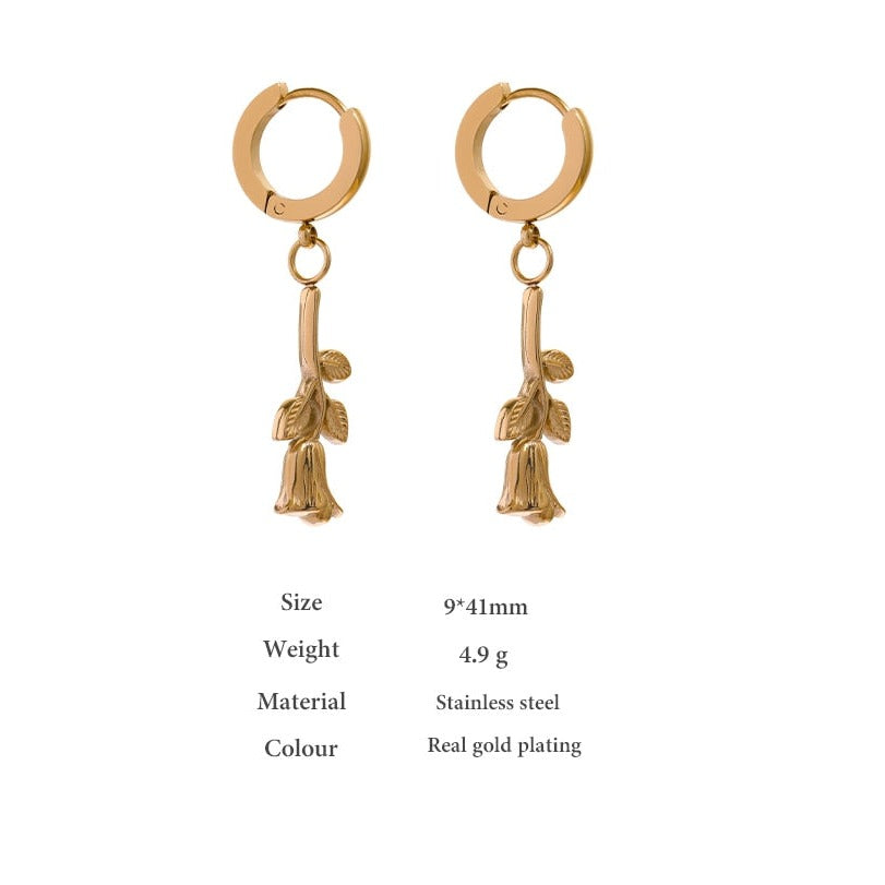 Rose Earrings