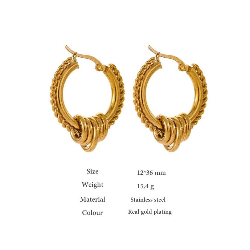 Bia Hoop Earrings