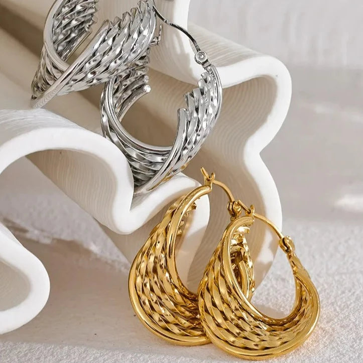 Heather Hoop Earrings