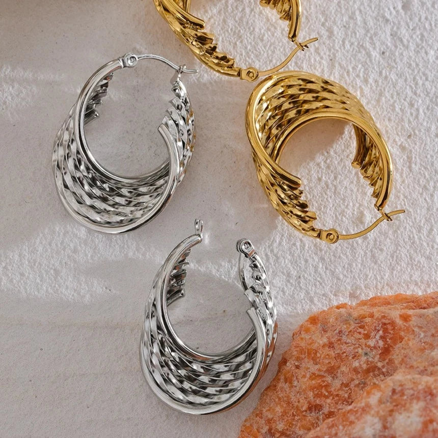 Heather Hoop Earrings